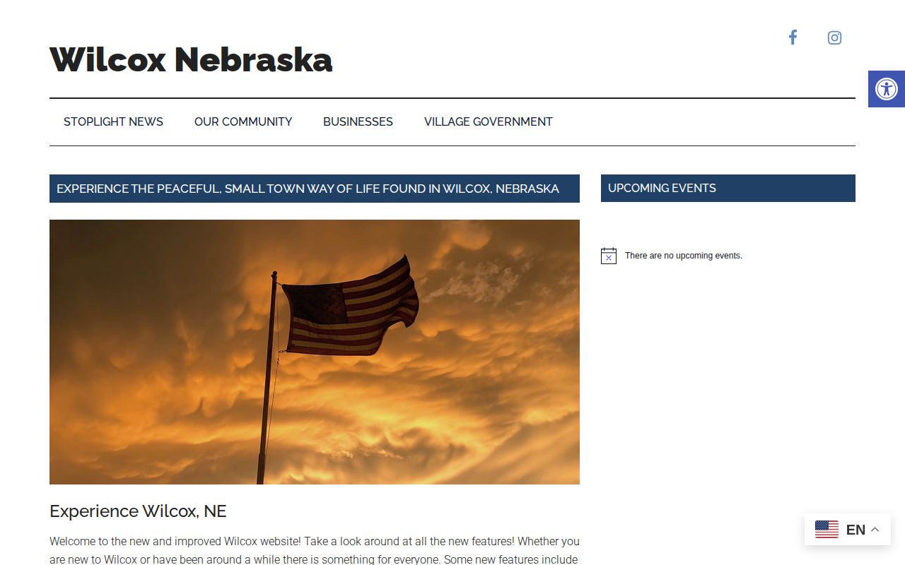 Wilcox village official contact page for Wilcox arrest-record routing context